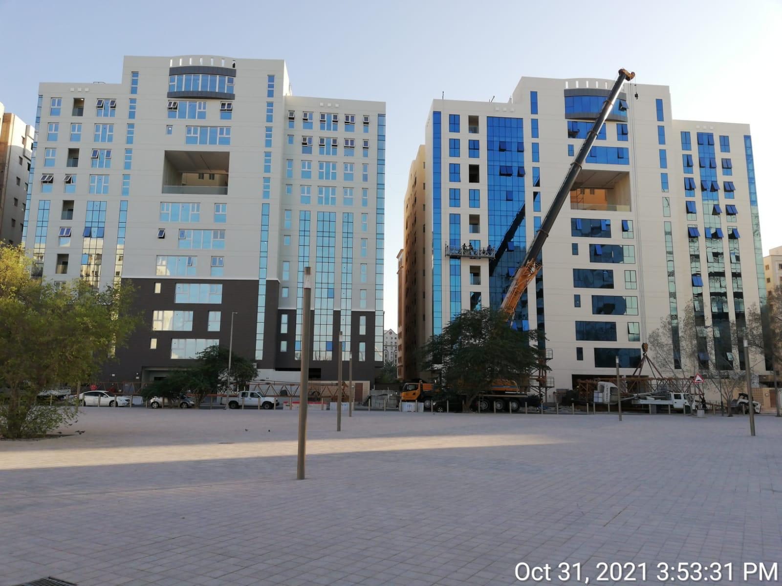 Multi-storey building exterior
